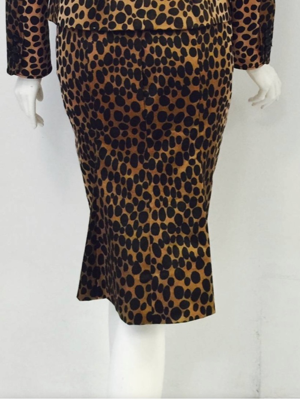 Moschino Cheap And Chic Animal Print Pencil Skirt Sz S - Picture 2 of 9